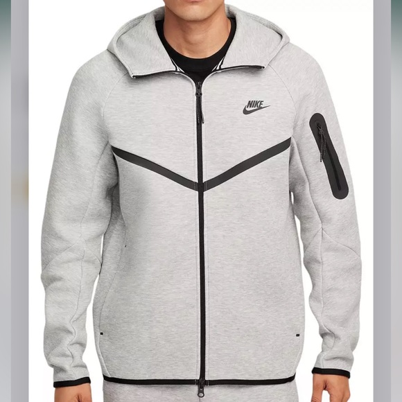 Nike Other - NIKE FLEECE ZIP UP HOODIE GREY - XL